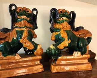 Foo dog's statues garden or home