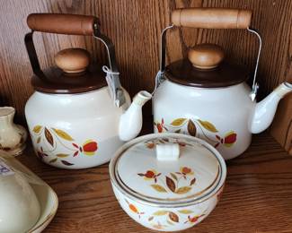 Hall China Jewel tea autumn leaf collection 100's of pieces