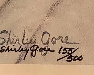 Shirley Gore Painting Downtown Austell Winter 1939 (Painting in Previous Picture)