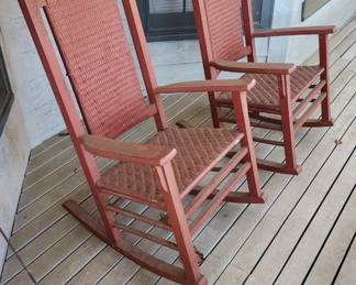 Patio Porch Wooden Rocker Chairs