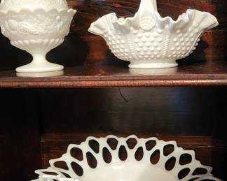 Milk Glass Collection