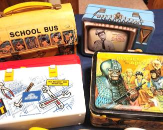Selection of Vintage Lunch Boxes