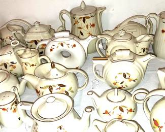 Hall China Jewel tea autumn leaf collection 100's of pieces