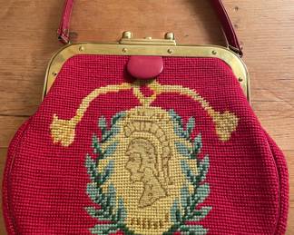 Maud Hundley needlepoint purse