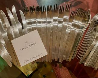 Georg Jensen
Stainless steel flatware
