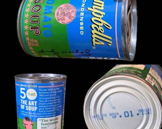 Andy Warhol soup can