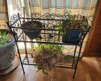Wire plant stand 