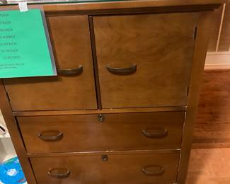 Chest -  has drawers behind top doors & additional 2 drawers at bottom