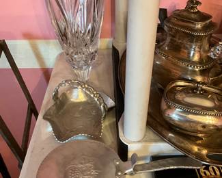 Hammered aluminum items