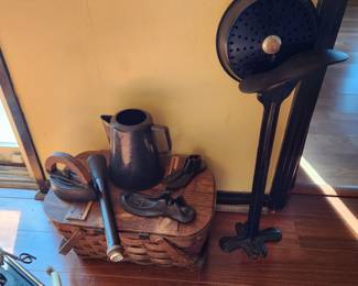 Fan, picnic basket & more