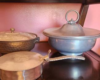 Hammered aluminum - kitchen