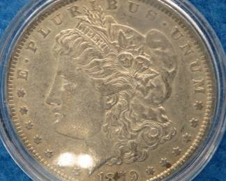 Lot 84. 1879 P Morgan silver dollar