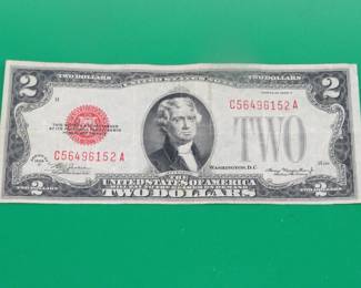 Lot 196. Series D 1928 $2 bill