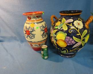 Lot 237. Two large vases for dried flowers