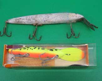 Lot 108. Bomber 4" Water Dog with box and papers, and a 5 7/8" Cisco Kid