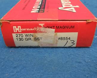 Lot 35. 13 rounds of Hornady 270 Win. 130-grain.