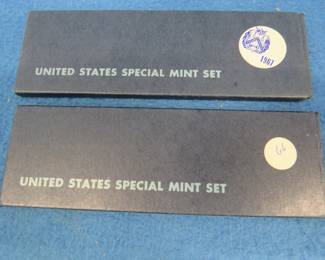 Lot 411. 1966 and 1967 United States Special Mint sets