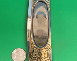 Lot 193. Gigand folding Abraham Lincoln knife