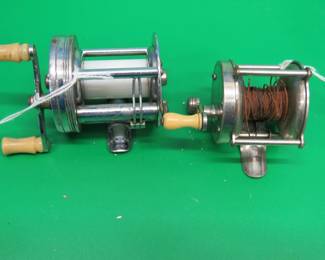 Lot 67. Atlas Portage Bait-casting reel and a 1920 Shakespeare Wondereel