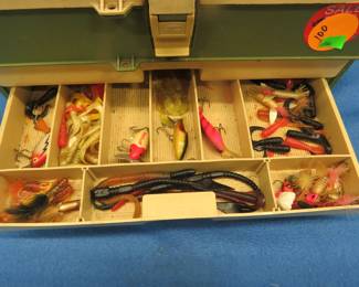 Lot 100. Plano Tacklebox full of tackle