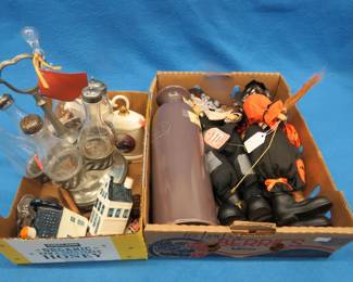 Lot 397. Mixed collectibles including a Dessert Storm lighter