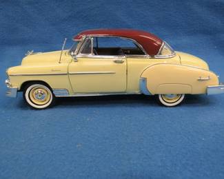 Lot 342. Motor Max 1950 Chevrolet Bel Air. 1:18 scale die-cast car with original box.