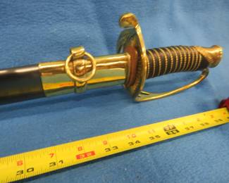 Lot 50. Reproduction Confederate States cavalry saber and sheath