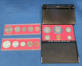 Lot 414. 1963 and 2003 type sets, and a 1979 U.S. proof set