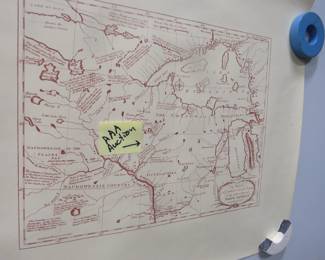 Lot 284. Five 20" x 17" reproduction maps of North America 1766-1767 and seven more from 1778