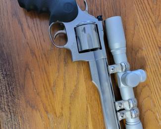 Dan Wesson SS .44 Mag. w 4x Burris scope $799.