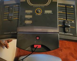 Time to exercise. Working Pro-Form treadmill 