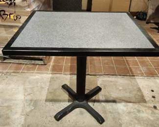 (4) Black And Grey Rectangle Dining Room Tables