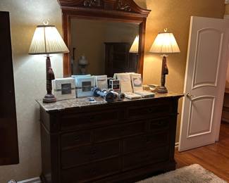 Bedroom Suite Furniture: Bed, Armoire, Dresser and TV Stand