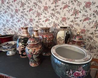 Asian Ginger Jars, Vases and More