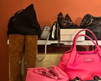 Designer Handbags, Purses, Shoes and More