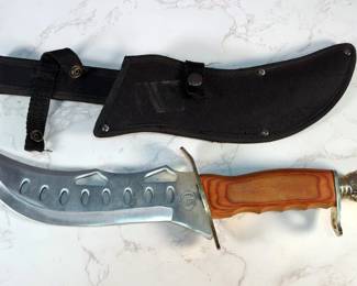 Chipaway Fixed Blade Knife, 9.5" Blade, In Nylon Sheath 