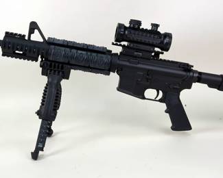 DPMS Panther Arms A-15 5.56mm Rifle SN# F200692, Pistol Grip Bi-Pod BSA Sight, Adjustable Stock