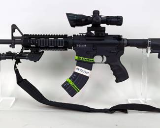 Anderson Manufacturing AM-15 7.62x39 Rifle SN# 17143753, Bipod, Adjustable Stock, Padded Nylon Sling, Cvlife 2.5-10x40 Scope