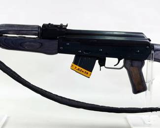 ACC Intl/ Intrac MAK-90 Sporter 7.62x39 Rifle SN# 62735, Padded Nylon Sling, Cabela's 2-Blade Outfitters Series Knife In Leather Sheath