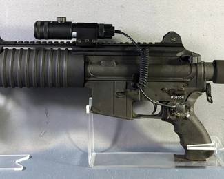 Bushmaster Firearms Inc Carbon-15 .223 5.56mm Pistol SN# D10358, Barska Laser With Grip Control