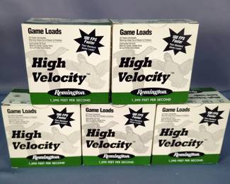 Remington High Velocity 12 ga Game Loads, Approx 125 Shells