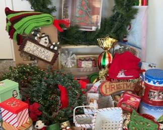 4 Ft Lighted Christmas Tree With Large Christmas Variety