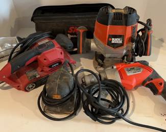 Power Tool Variety 5pcs. All plugged in and works.