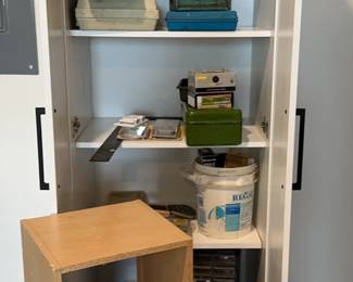 Small shelving 12 x 32 x 11.5 in.
Large shelving cabinet 24 x 72 x 16 in.