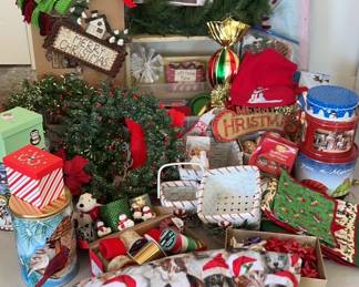 4 Ft Lighted Christmas Tree With Large Christmas Variety