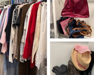 Women's clothing size medium to large.
Ladies boots and dress shoes size 8