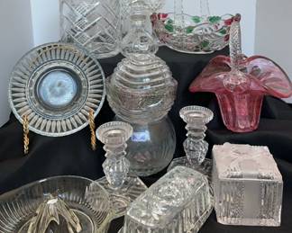 Crystal/Cut Glass With Extras