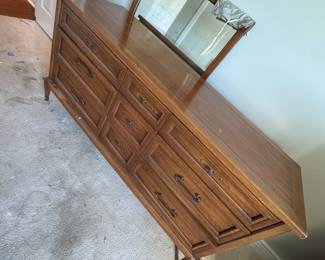 vintage '60's dresser with mirror