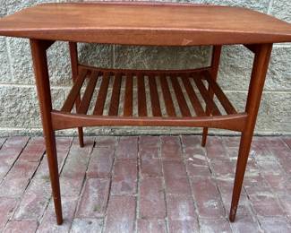 Pair of teak Danish FD Mobler pair of end tables, sold 2x the money