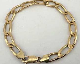 14kt link bracelet